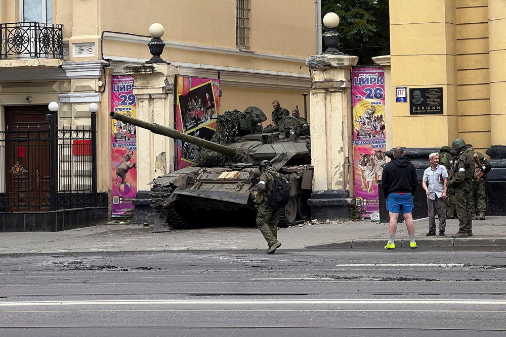 Wagner fighters deployed in Rostov-on-Don