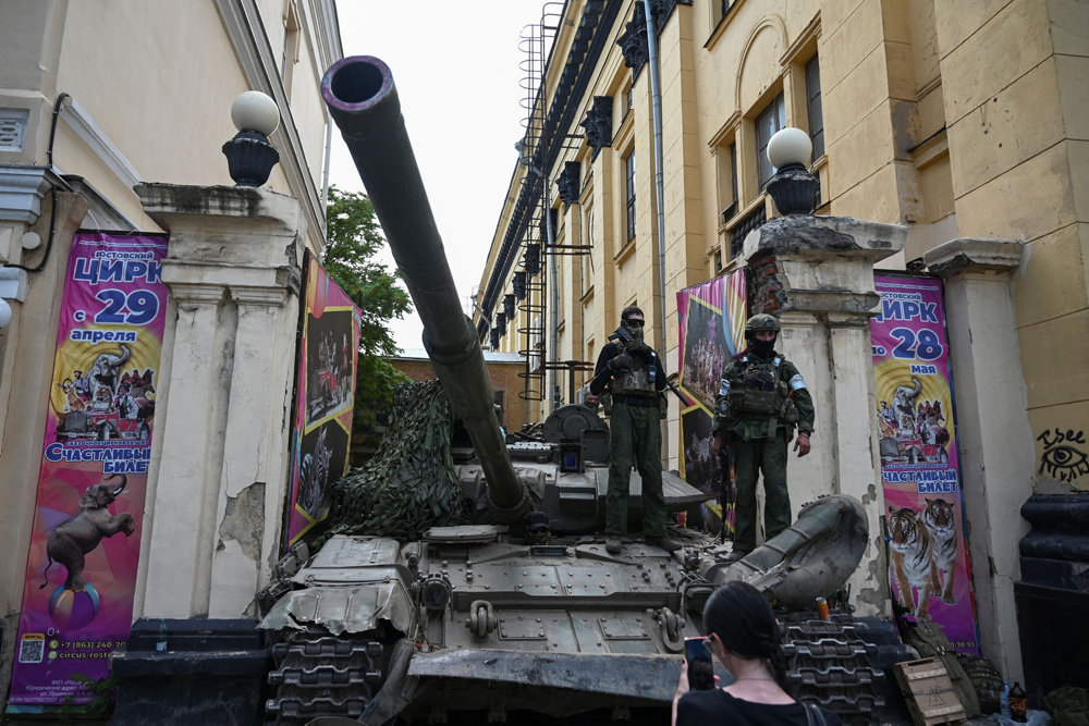 Wagner fighters deployed in Rostov-on-Don