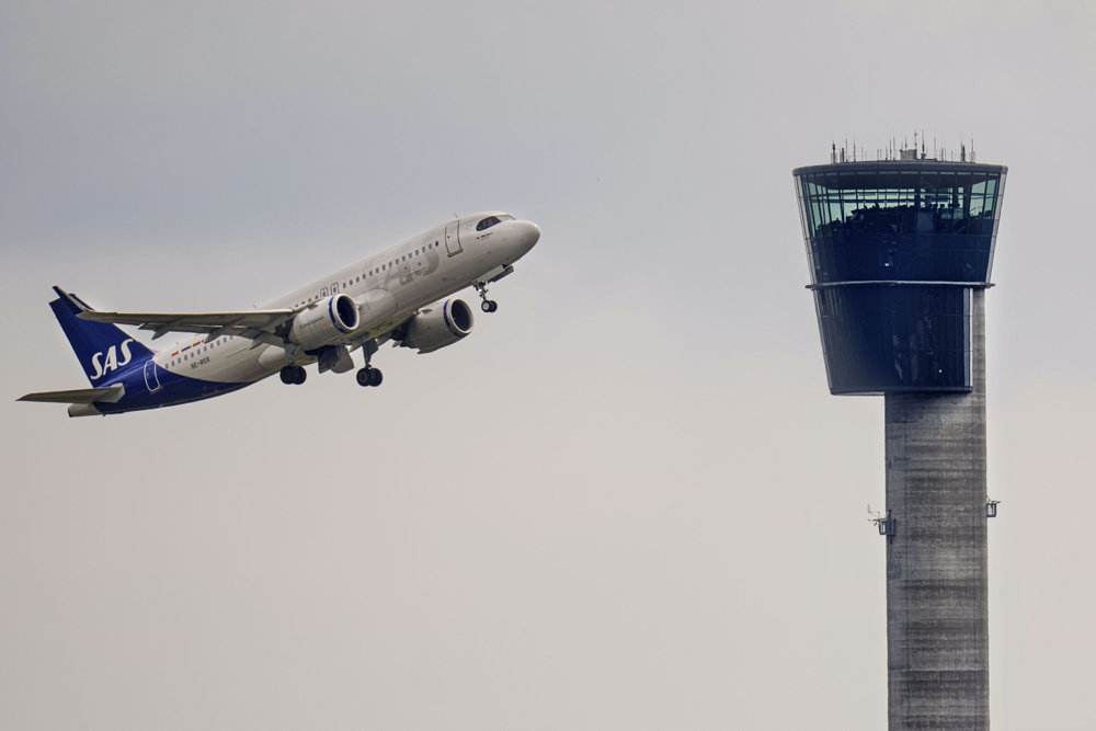 kontroltårnet i Københavns Lufthavn