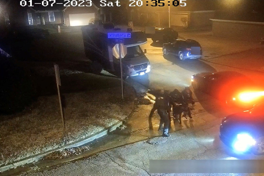 Video released by Memphis Police Department shows Memphis police officers beating motorist Tyre Nichols