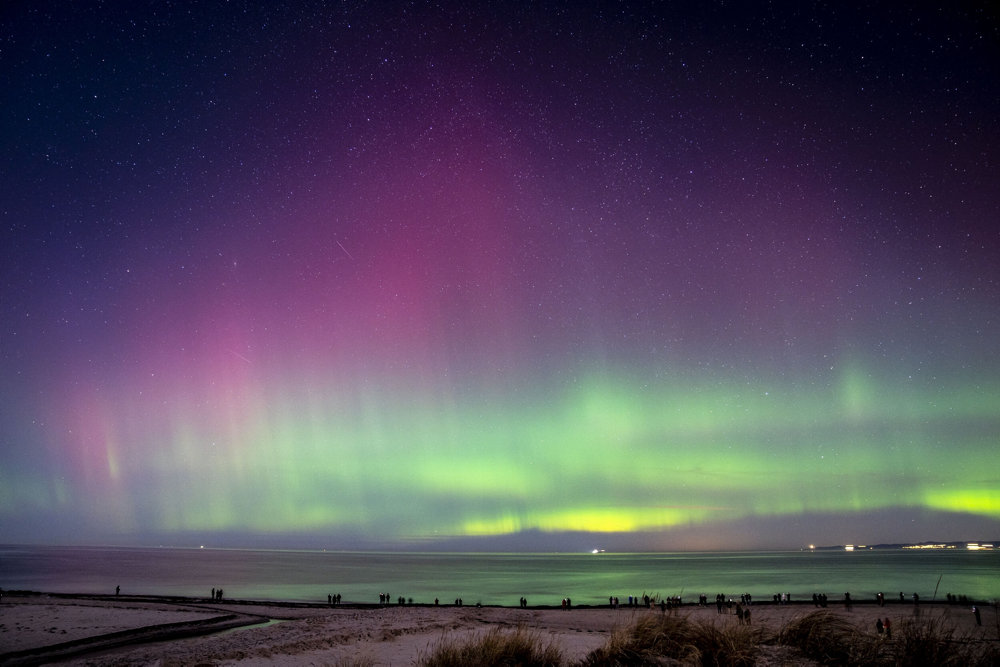 Nattehimmel med udsigt til nordlys