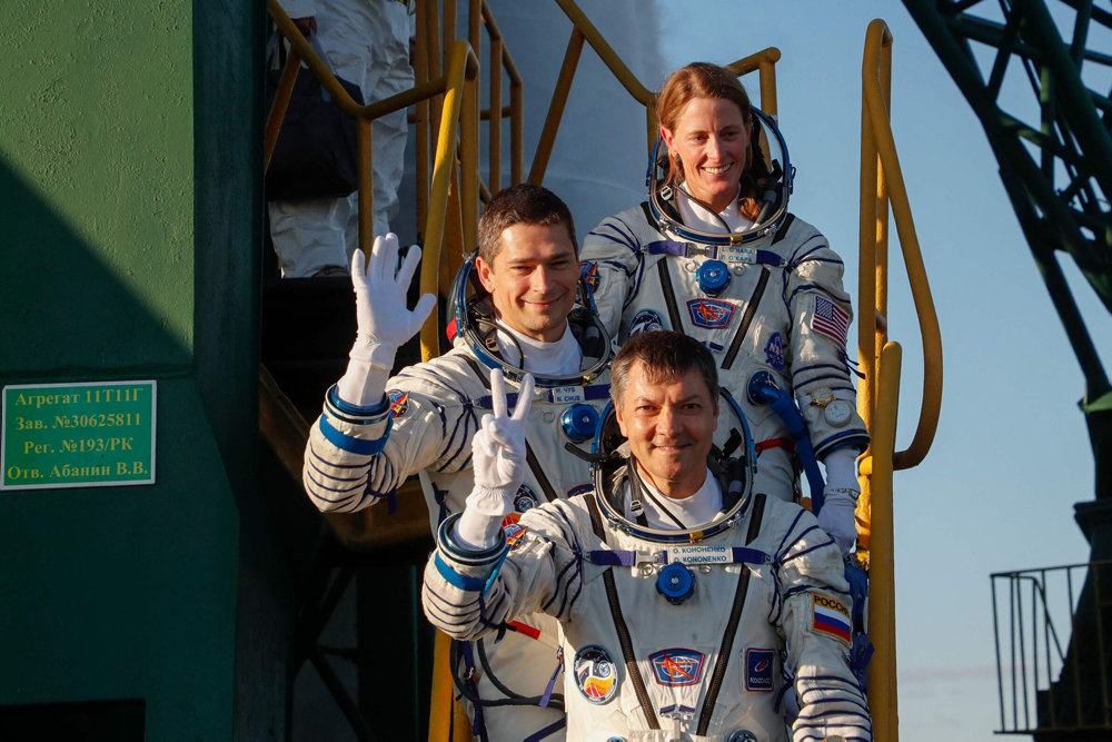 TOPSHOT-KAZAKHSTAN-RUSSIA-US-SPACE-ISS