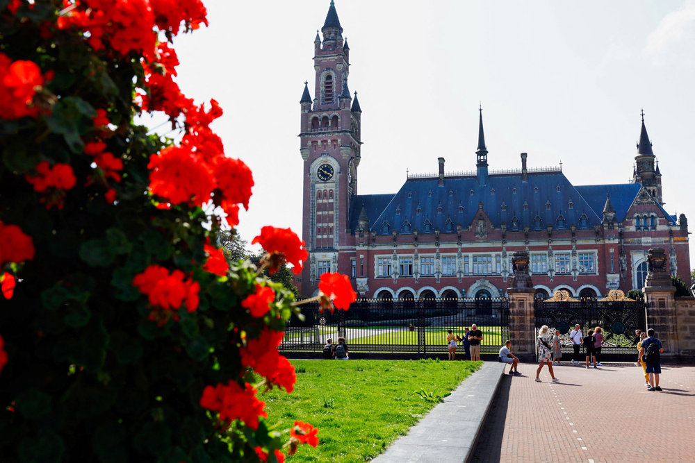 A general view of the International Court of Justice in The Hague