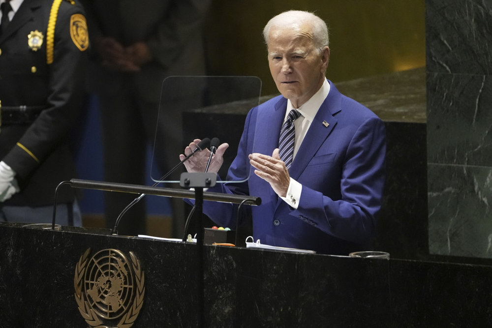 APTOPIX Biden UN General Assembly