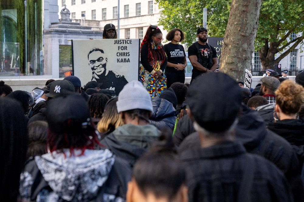 FILE PHOTO: Justice for Chris Kaba protest in London