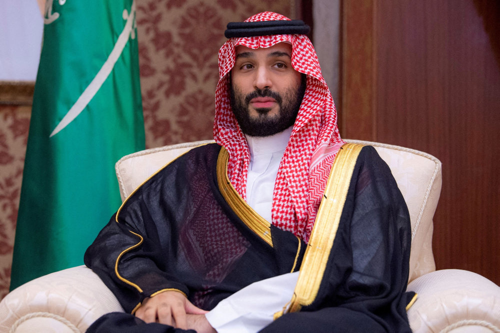 FILE PHOTO: U.S. Secretary of State Antony Blinken meets with Saudi Crown Prince Mohammed bin Salman, in Jeddah