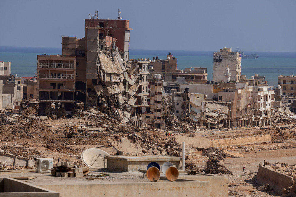 Aftermath of deadly storm in Derna