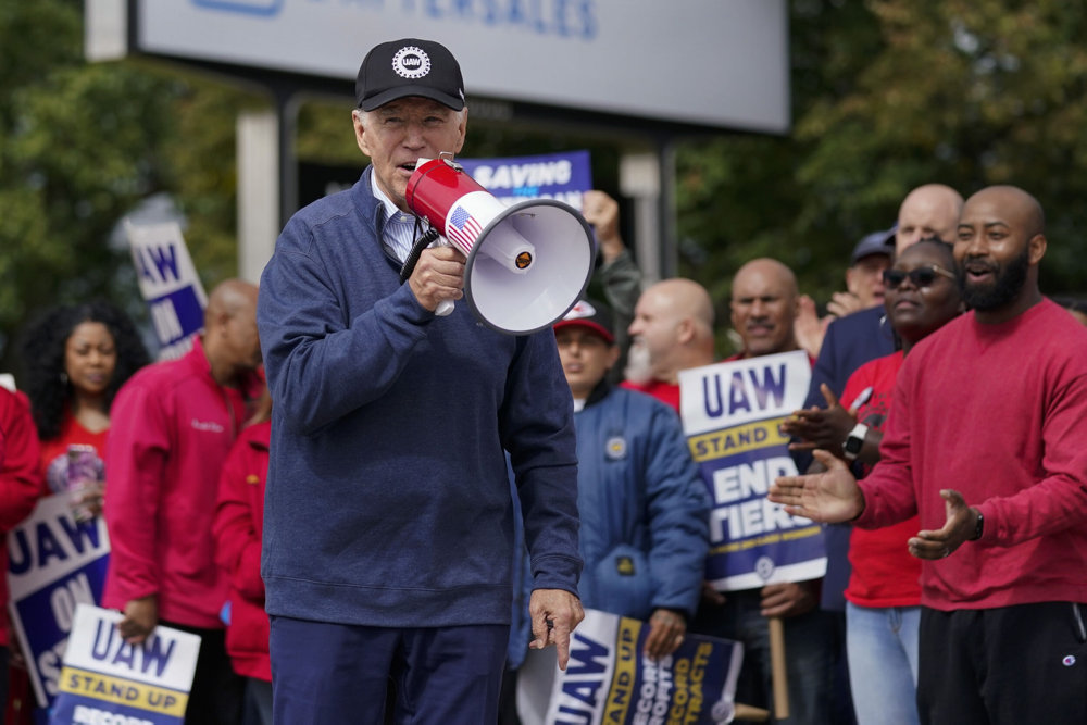 Auto Workers Strike Biden