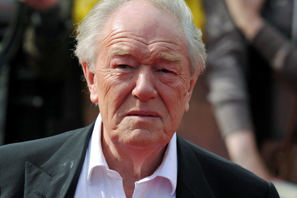 FILE PHOTO: Actor Michael Gambon arrives at the world premiere of