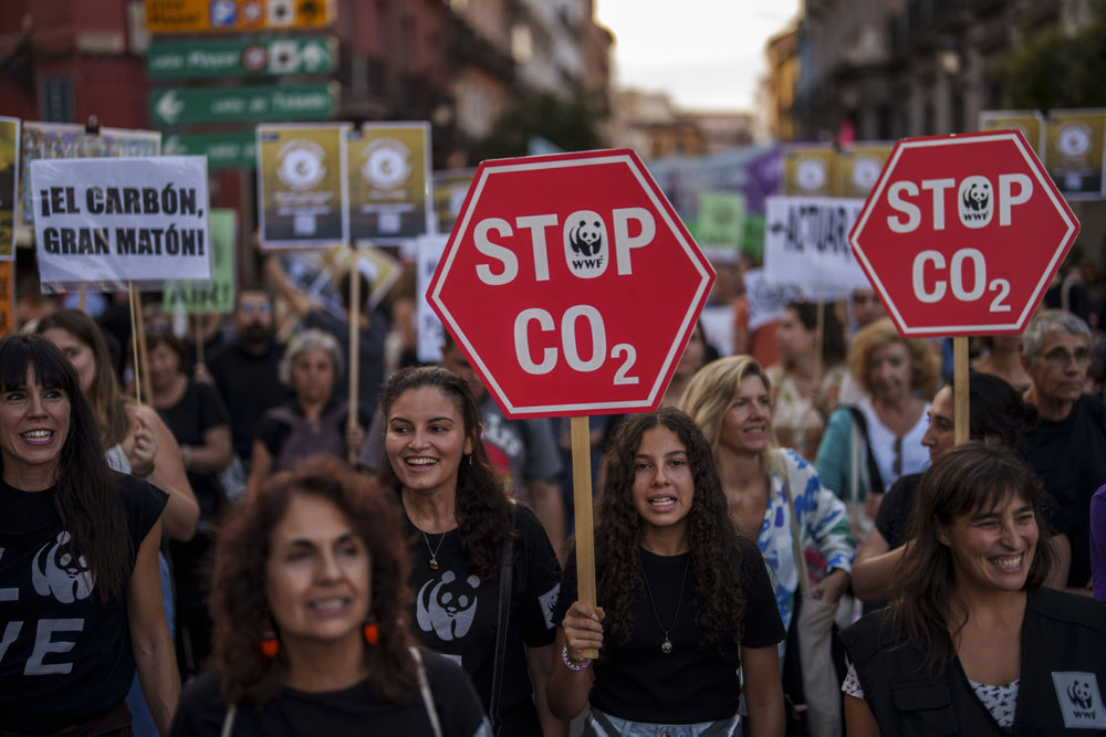 Spain Climate Global Protests