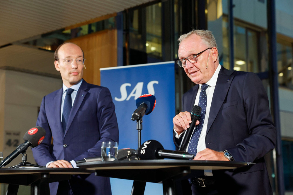 SWEDEN-ECONOMY-AVIATION-MERGER-SAS