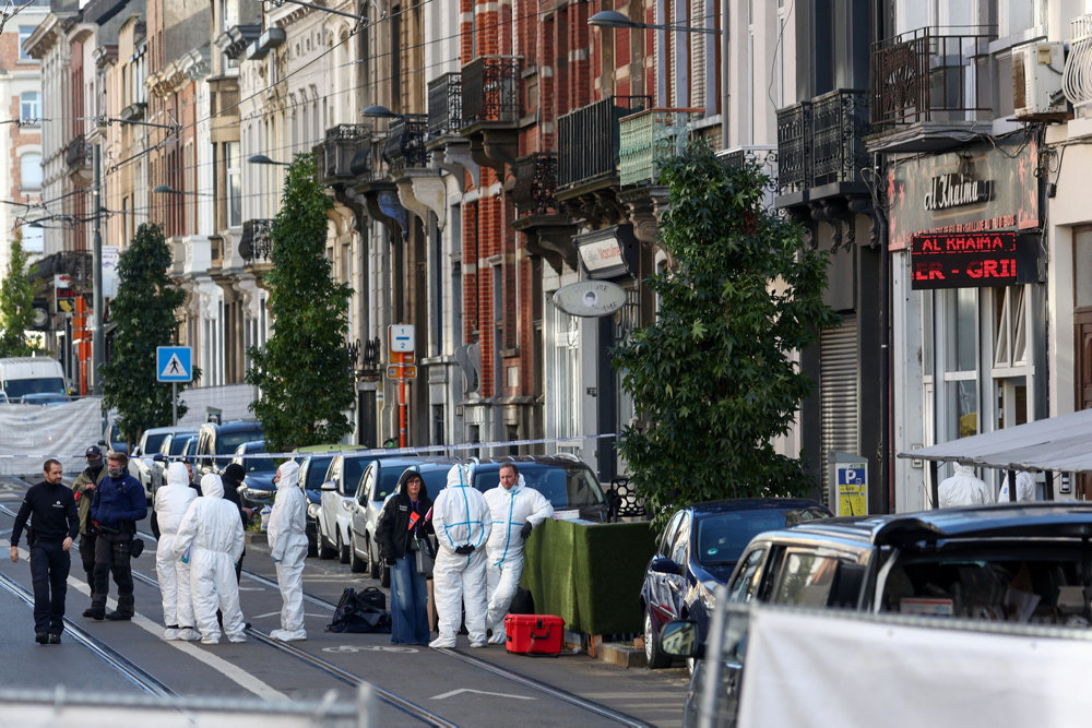 Aftermath of deadly shooting in Brussels