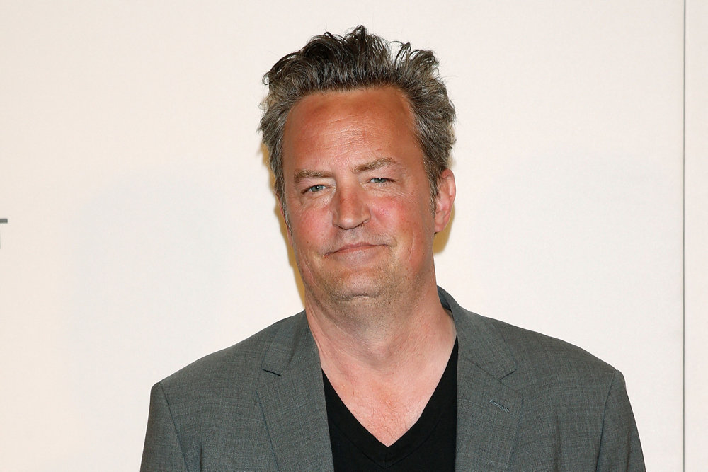 FILE PHOTO: Actor Matthew Perry arrives for ''The Circle'' premiere at the Tribeca Film Festival in the Manhattan borough of New York