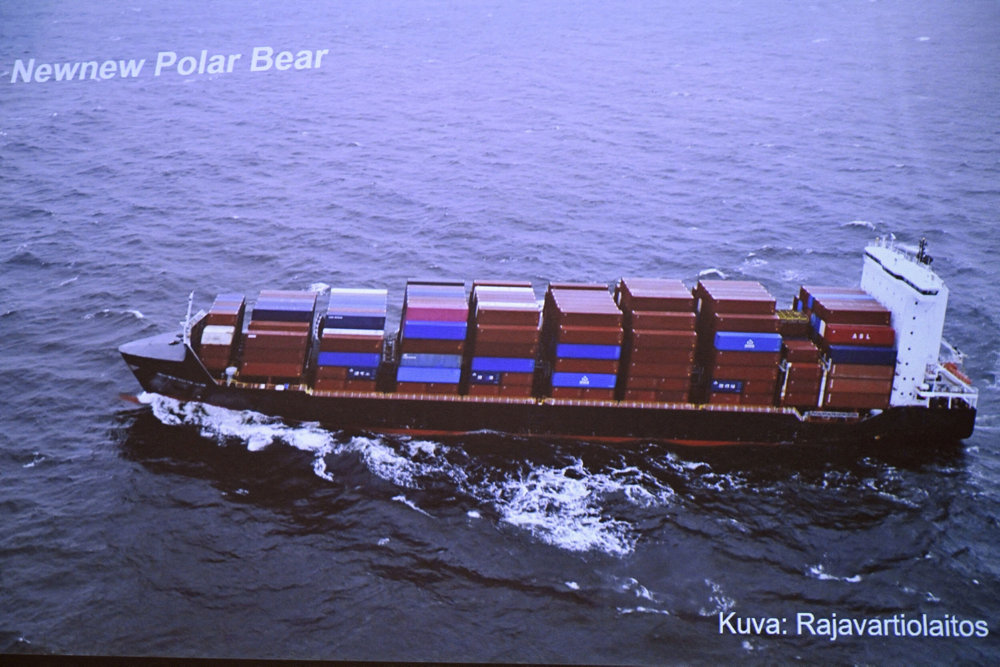 FILE PHOTO: Finnish Border Guard''s photo of a Hong Kong registered cargo ship ''Newnew Polar Bear''