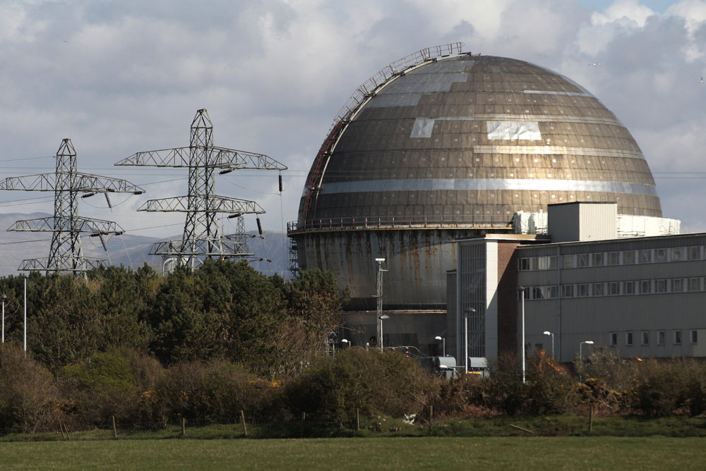 File photograph of the Sellafield nuclear reprocessing site near Seascale in Cumbria,     north east England