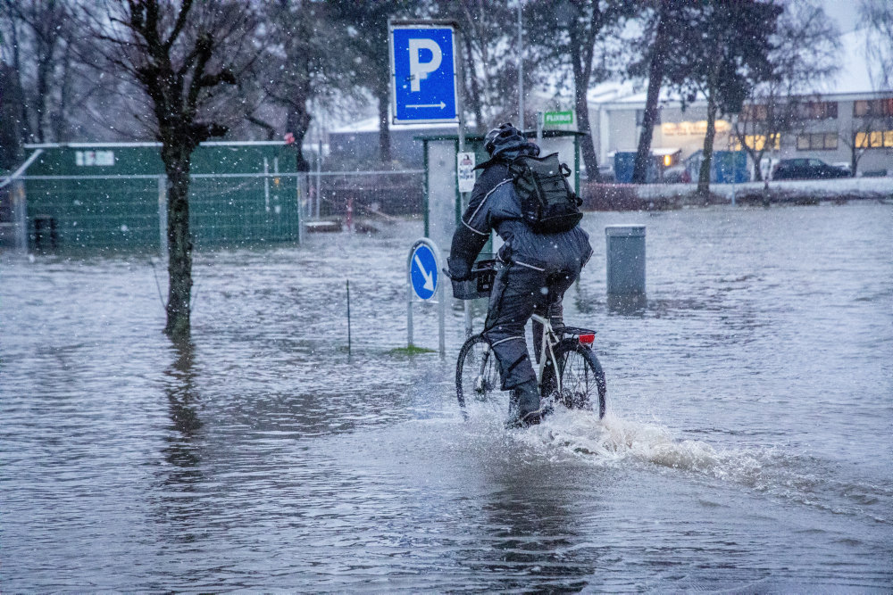 Denmark weather Store regnmængder på Falster